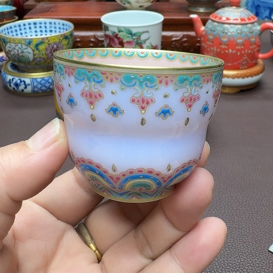 瓷片景德镇仿古手工制作精品展示