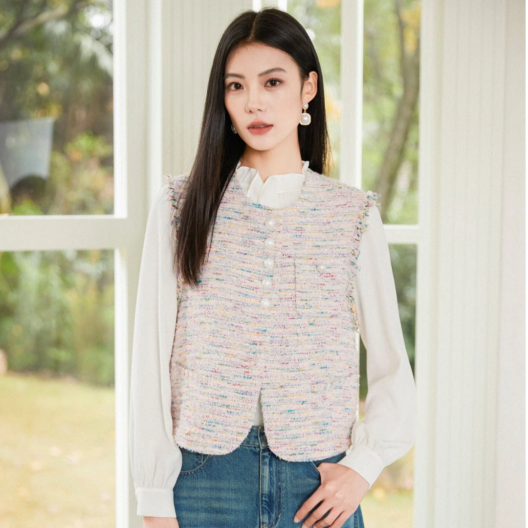 2025年春季新款小香风马甲