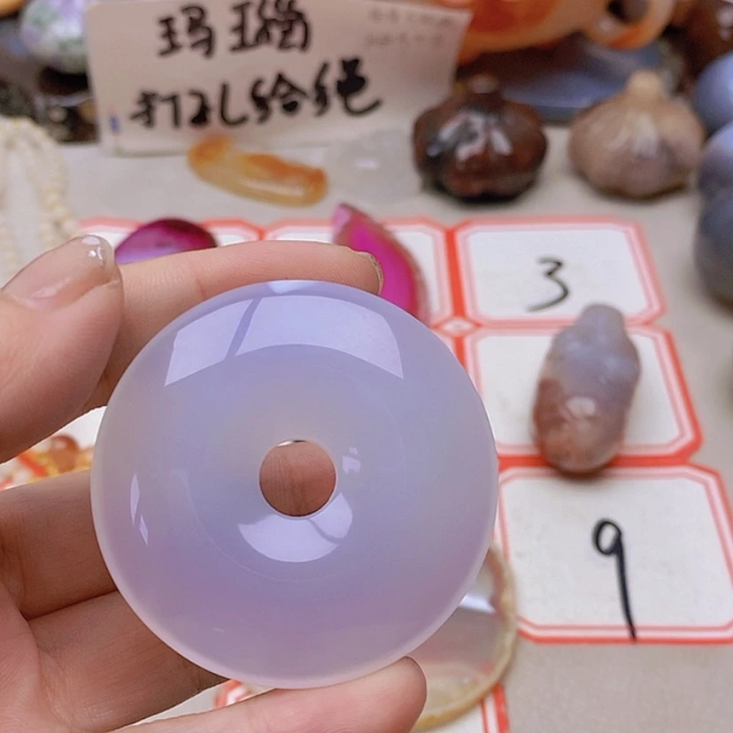 【闪购商品】未镶嵌玛瑙/玉髓珠宝半成品飞*