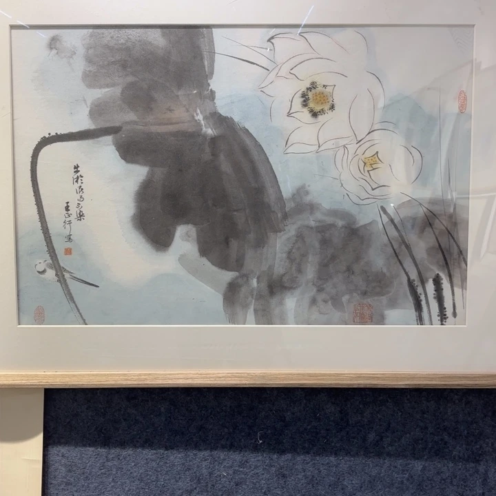 用***5国画荷花一幅！！！1