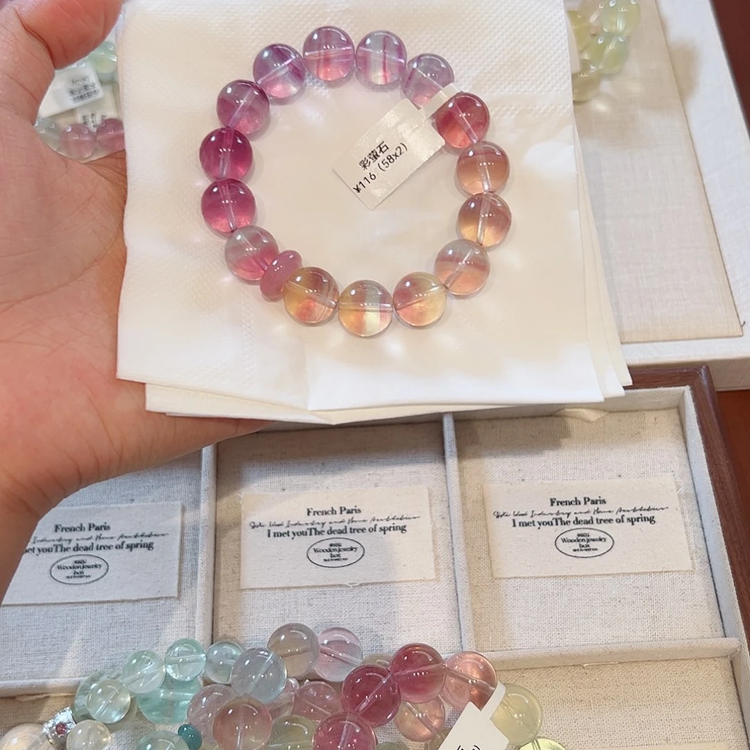 水晶手链未镶嵌起***难48小时鉴赏