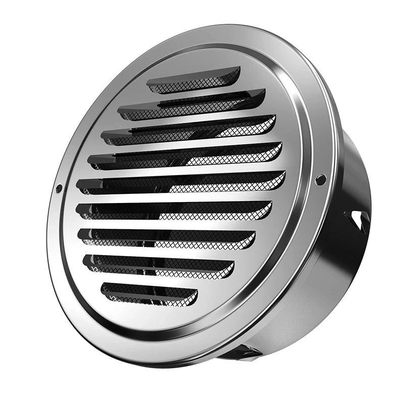 不锈钢加厚平口风帽外墙出风口排风罩排气口油烟机排烟管通风网罩