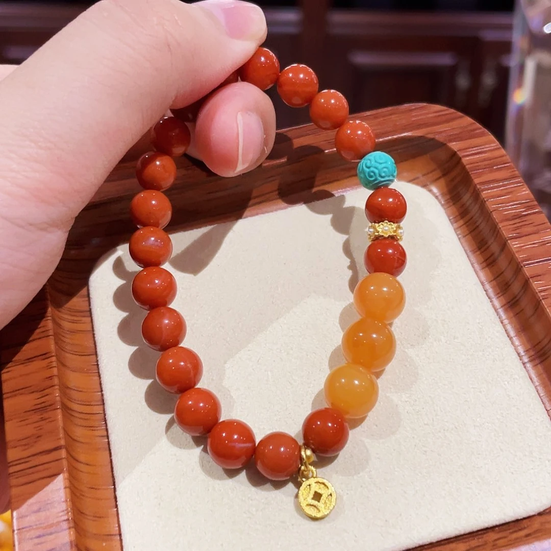 蜜蜡手链未镶嵌手串