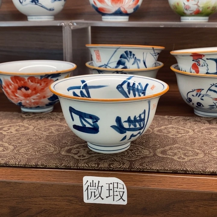 釉下老陶泥手工绘制