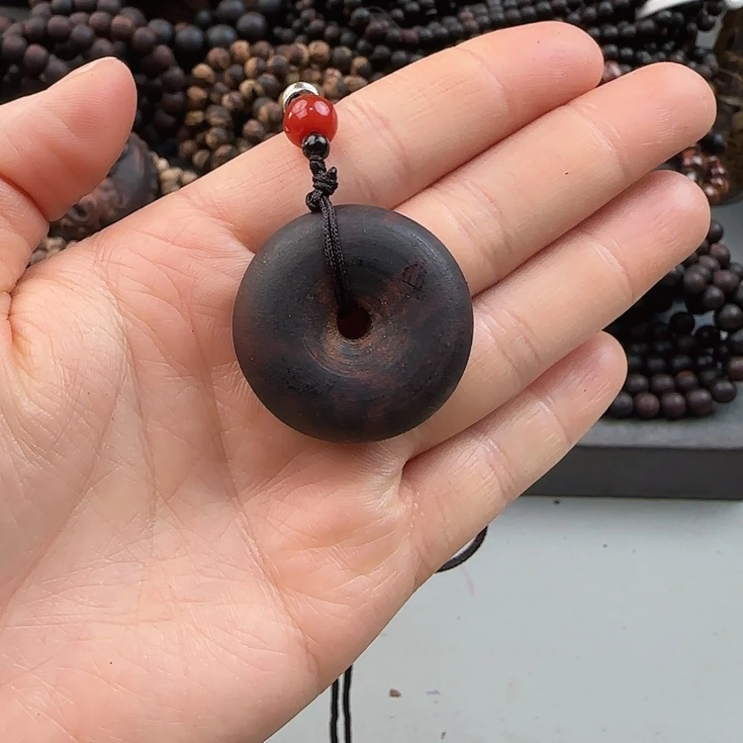 降真香手串/手链软油平安扣3cm