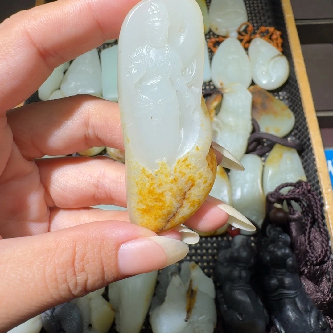 吊坠(不含链)未镶嵌和田玉