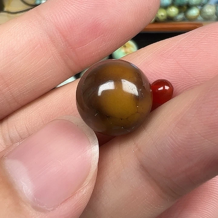 南红玛瑙未镶嵌配饰卡12.7