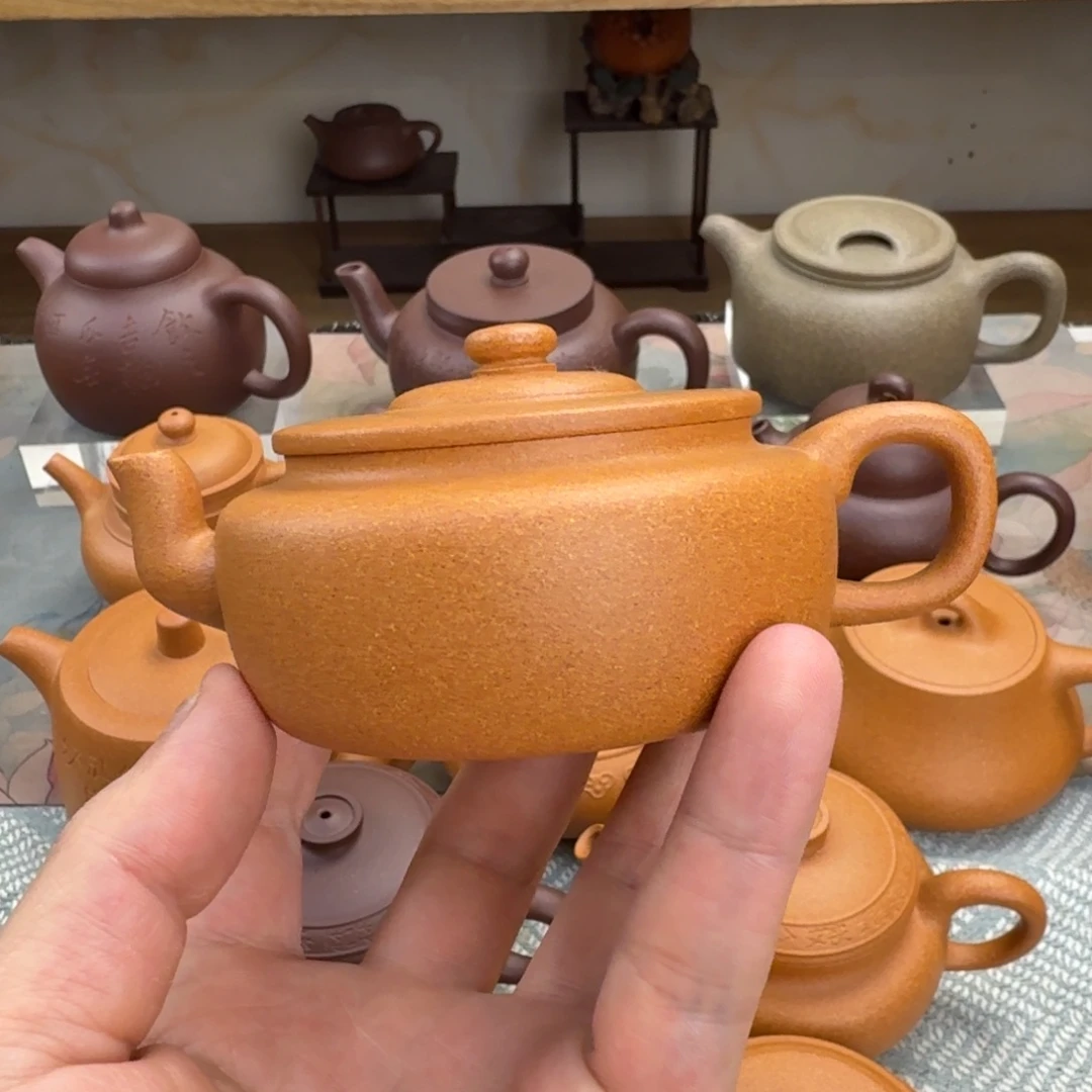 紫砂茶壶旭茂 金黄段 125cc