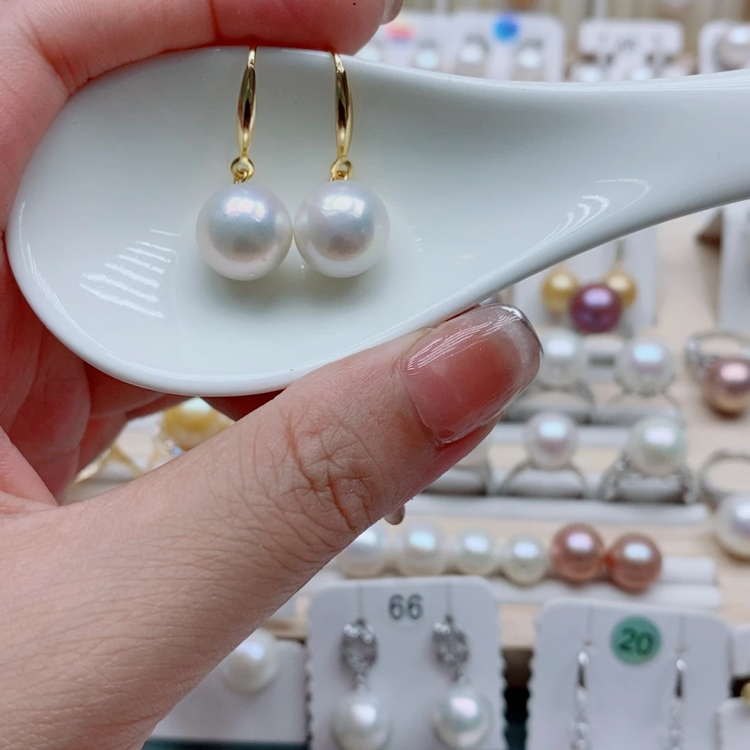 淡水珍珠银S925镶嵌吊坠(赠链)