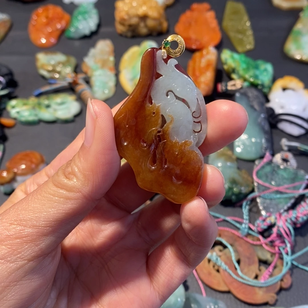 翡翠吊坠(不含链)未镶嵌雅*