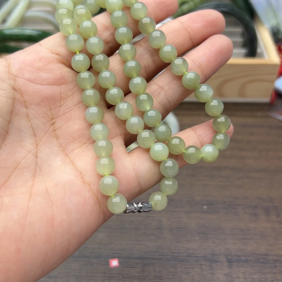 和田玉未镶嵌颈饰71