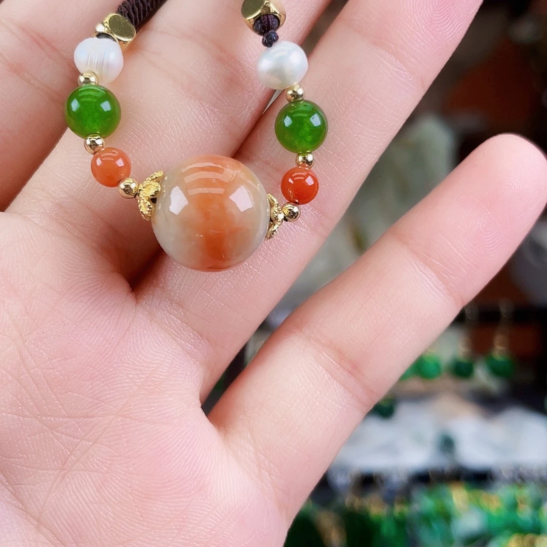 翡翠未镶嵌耳饰饰品