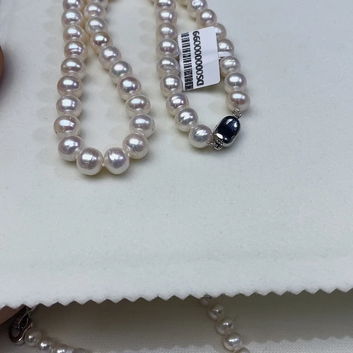 淡水珍珠颈饰未镶嵌卡9➕极光白炫彩