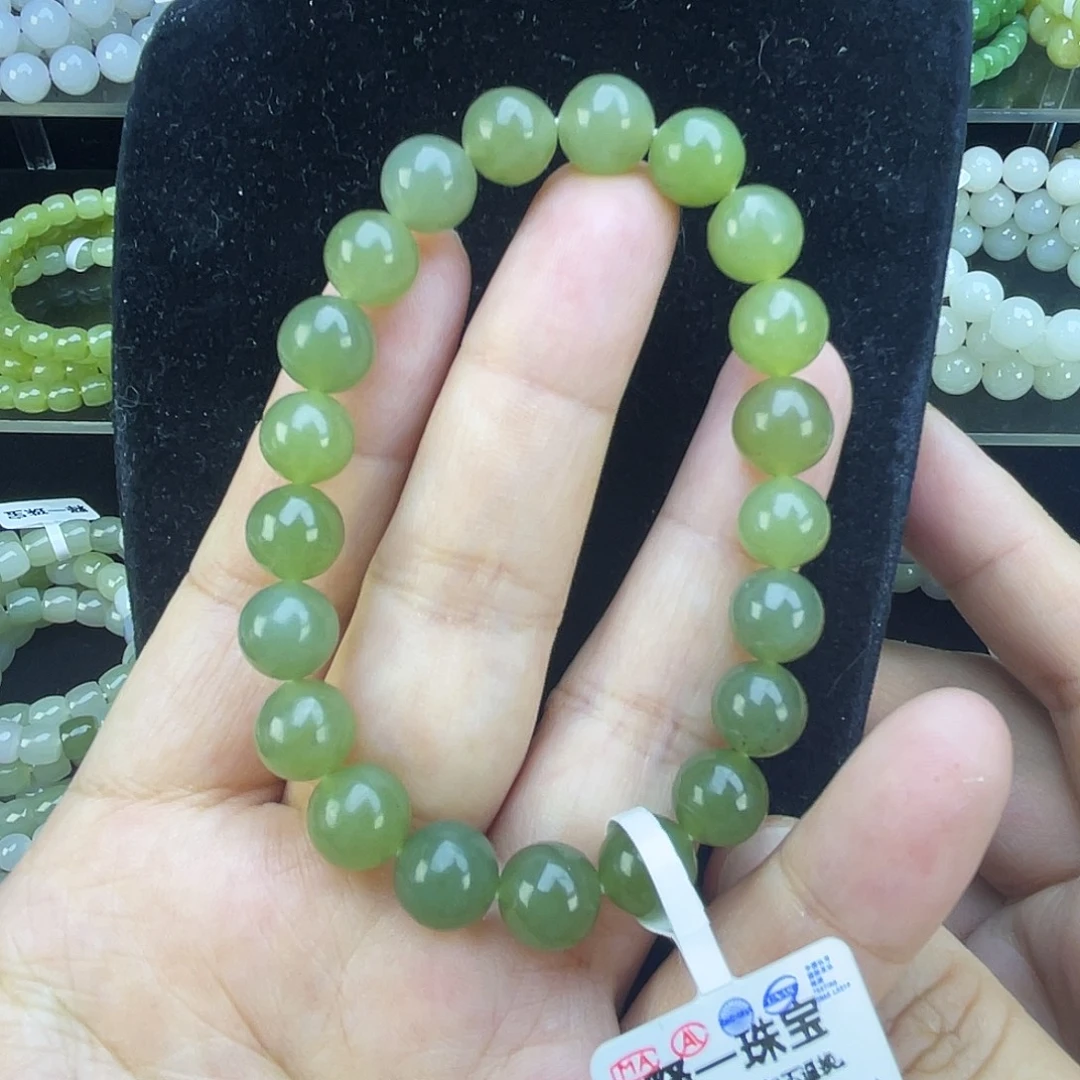 和田玉未镶嵌手链3