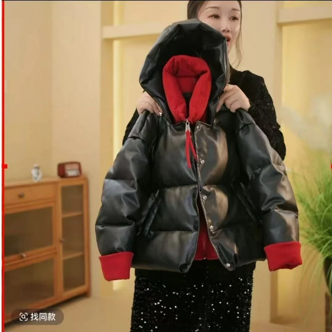 QIAERDE/洽尔德男女童棉衣加厚2024新款棉袄潮韩版男童连帽