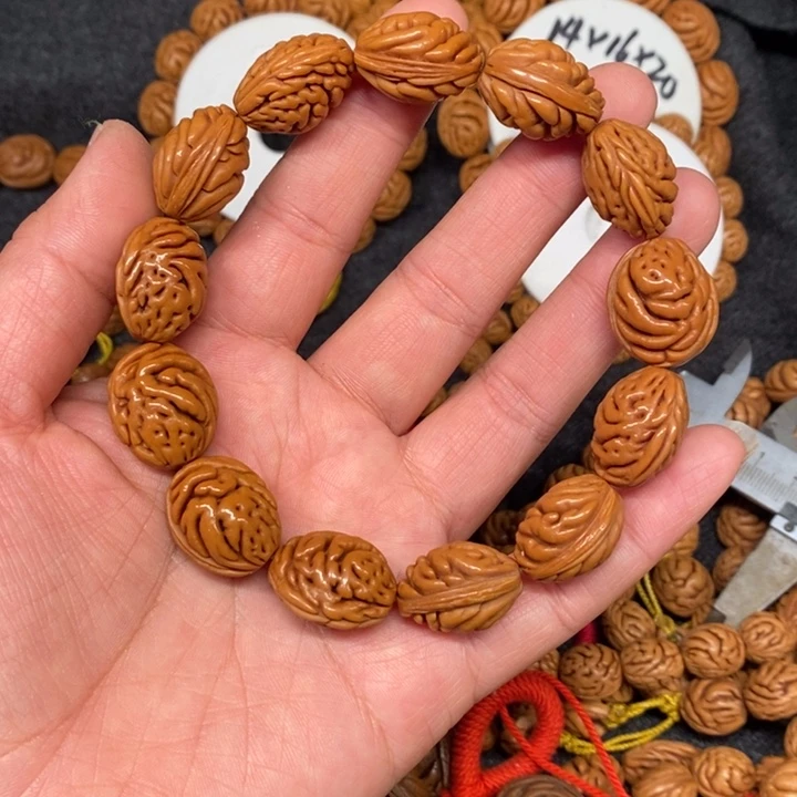 M***朱毛桃核碧桃桃枭精品串