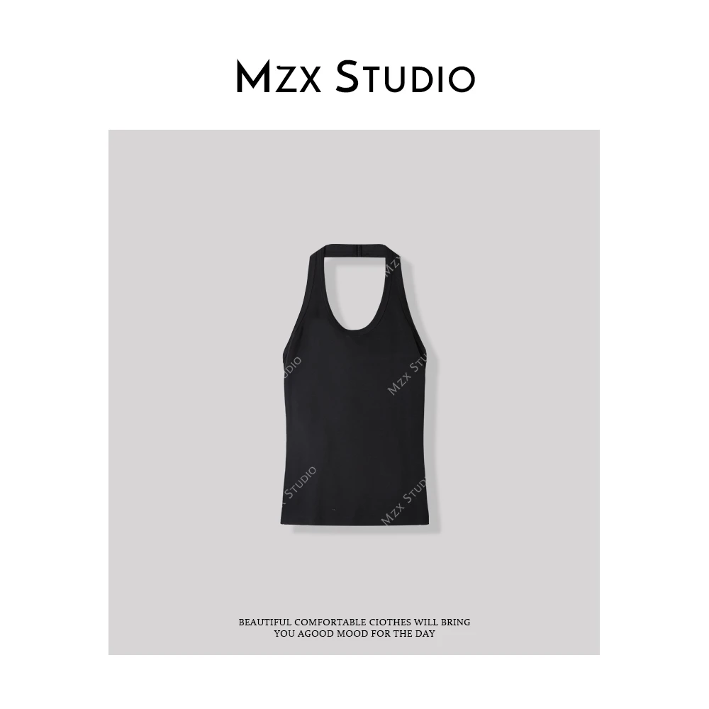 MZX 夏季小众设计U型挂脖式背心BX7250-X