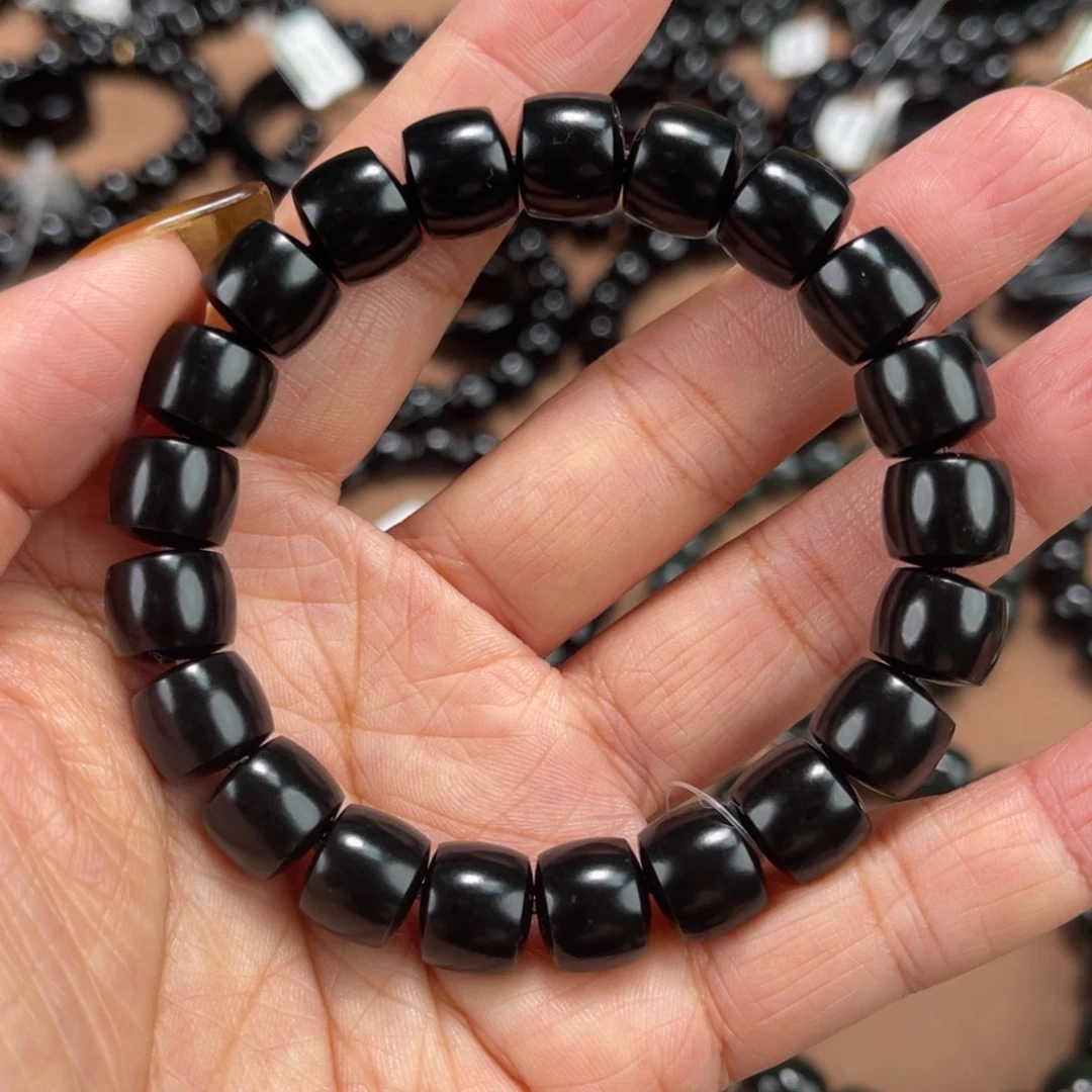 和田玉未镶嵌手串11柔光