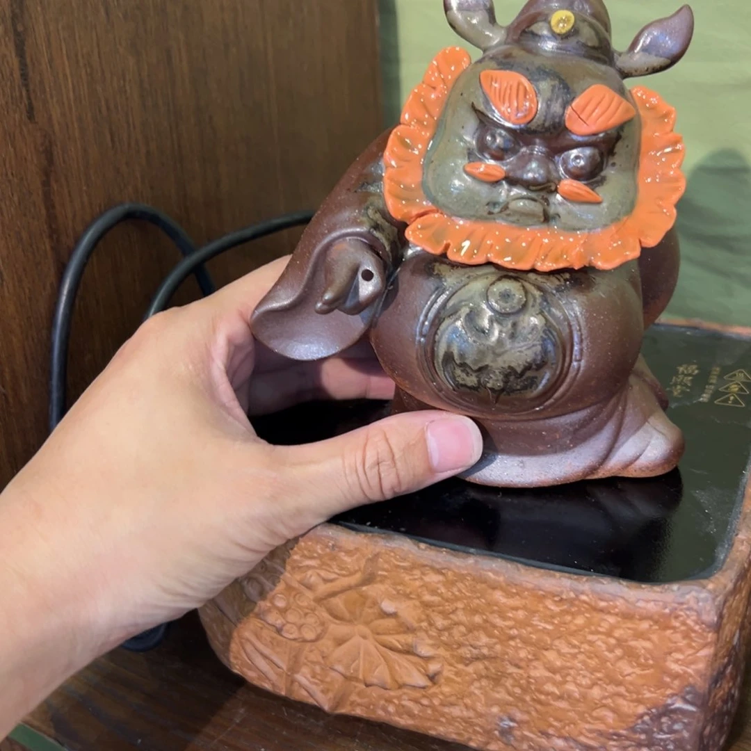 复古风格老陶泥系列茶盘茶具摆件的今****甜
