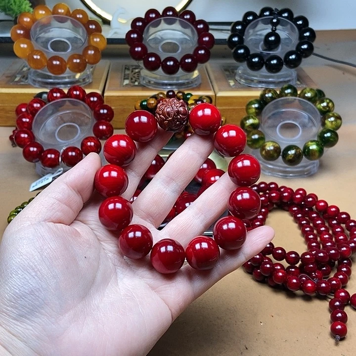 【闪购商品】贝壳杉（血龙木）手串/手链f****i1.8配貔貅