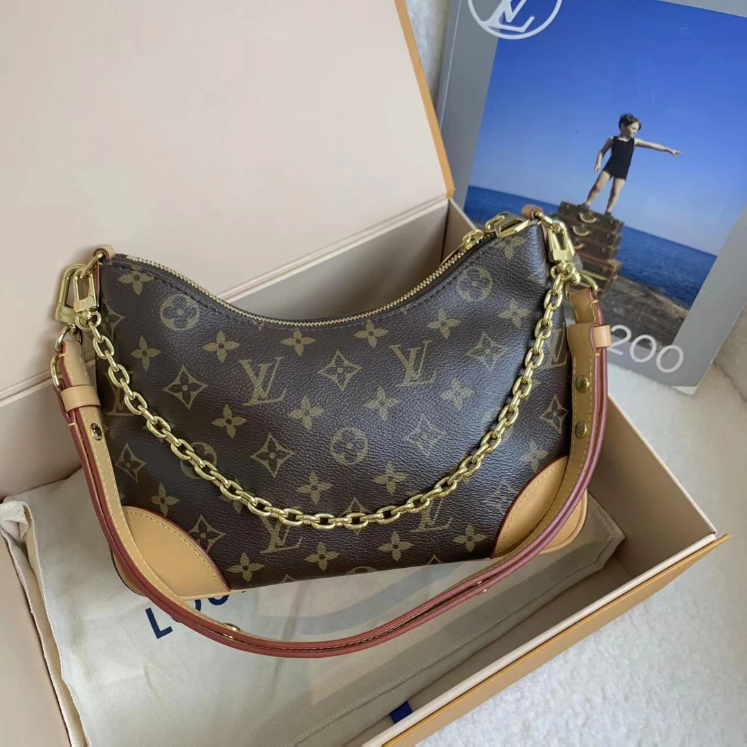 95新 LouisVuitton/路易威登 壹臻/老花原色牛角包/82871503