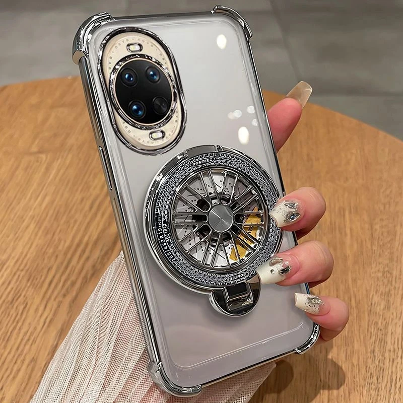 适用华为nova14手机壳nova14pro四角气囊防摔陀螺支架nova13pro