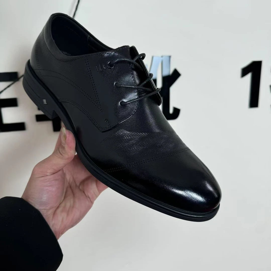 男士系带英伦风皮鞋28016