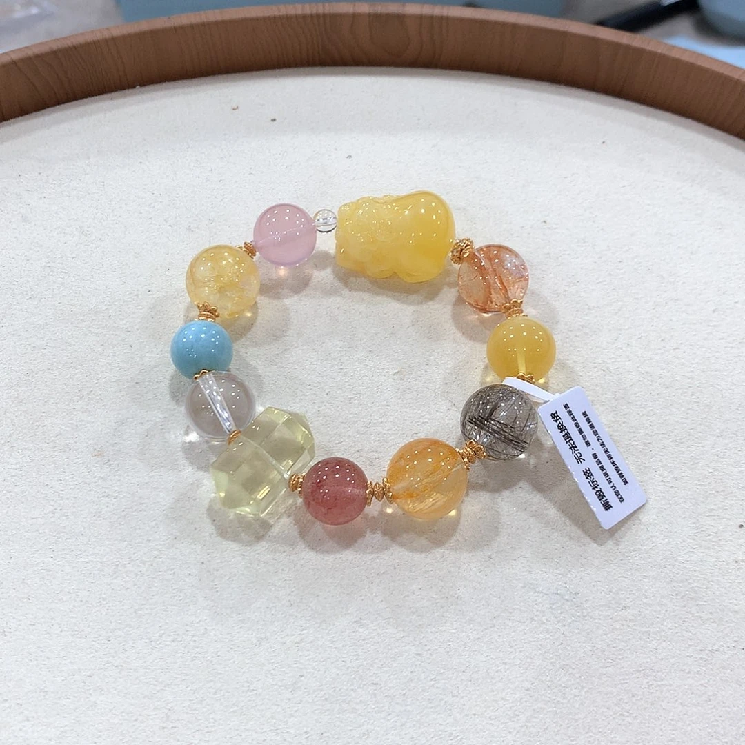 未镶嵌蜜蜡手链手链