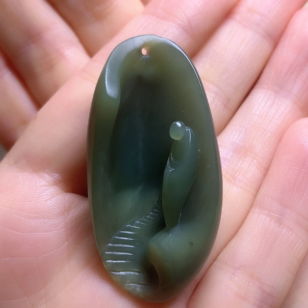 岫岩老玉（透闪石质玉）未镶嵌挂件