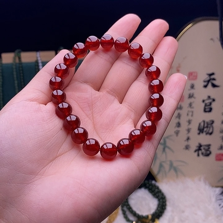 手链未镶嵌石榴石石榴石手链
