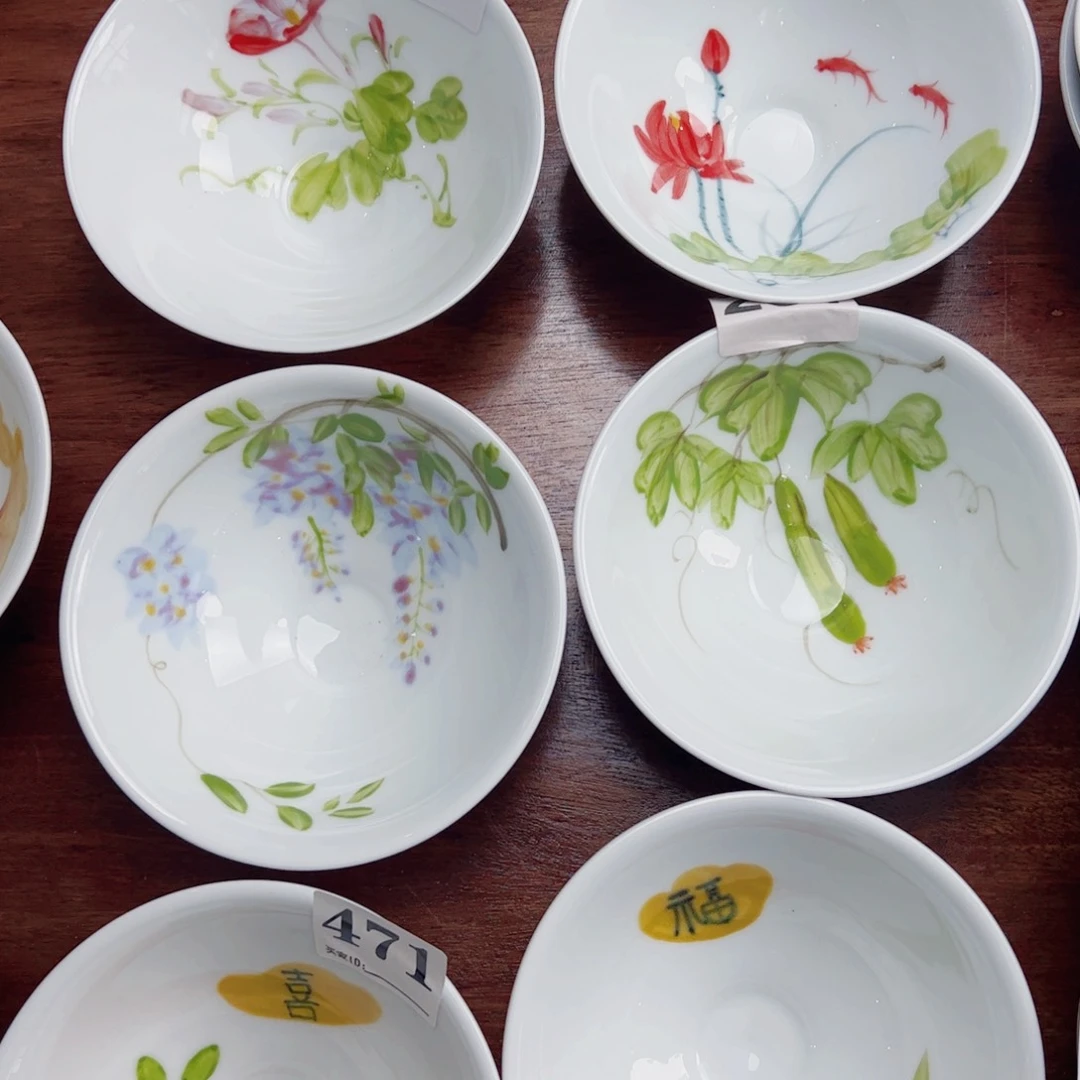 燕**飞景德镇陶瓷手工手绘制作