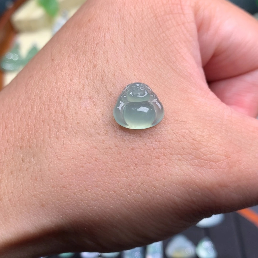 颈饰未镶嵌翡翠佛公