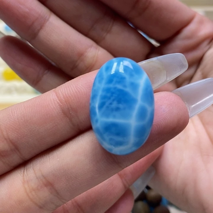 N***.针钠钙石（海纹石）未镶嵌颈饰