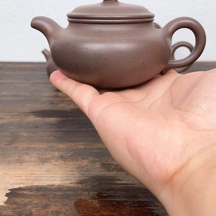 l***汁茶壶紫砂明紫特高温仿古