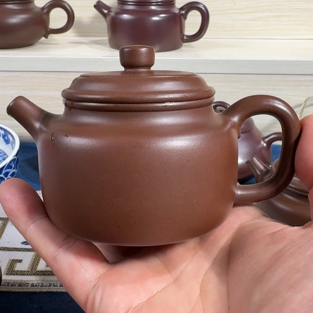 茶壶紫砂底槽清德钟壶