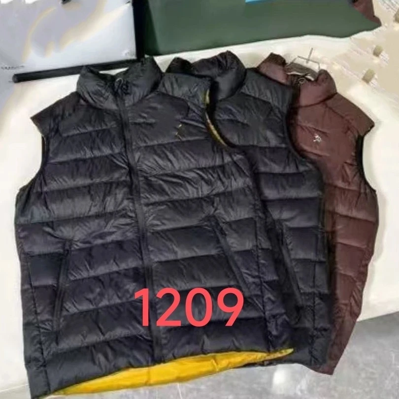 1209 骨 新款男士时尚百搭羽绒马甲