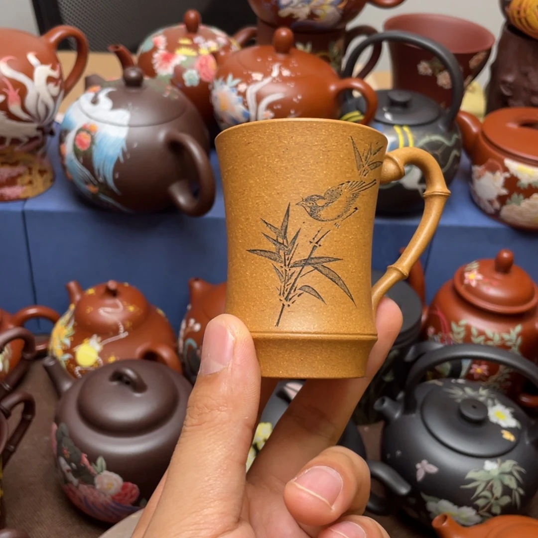 茶杯紫砂紫砂主人杯100cc