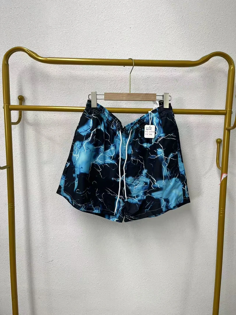 唯琳剪标   7仓S2-4-191款   黑蓝松紧腰休闲短裤