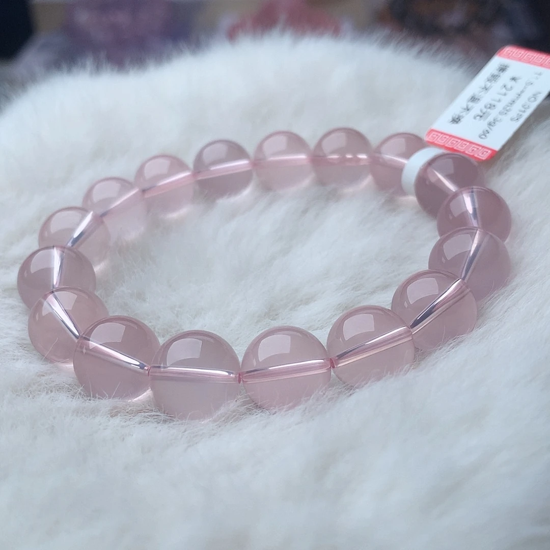 手串水晶未镶嵌粉水晶