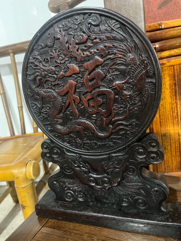手工艺非遗 福字圆屏 一个