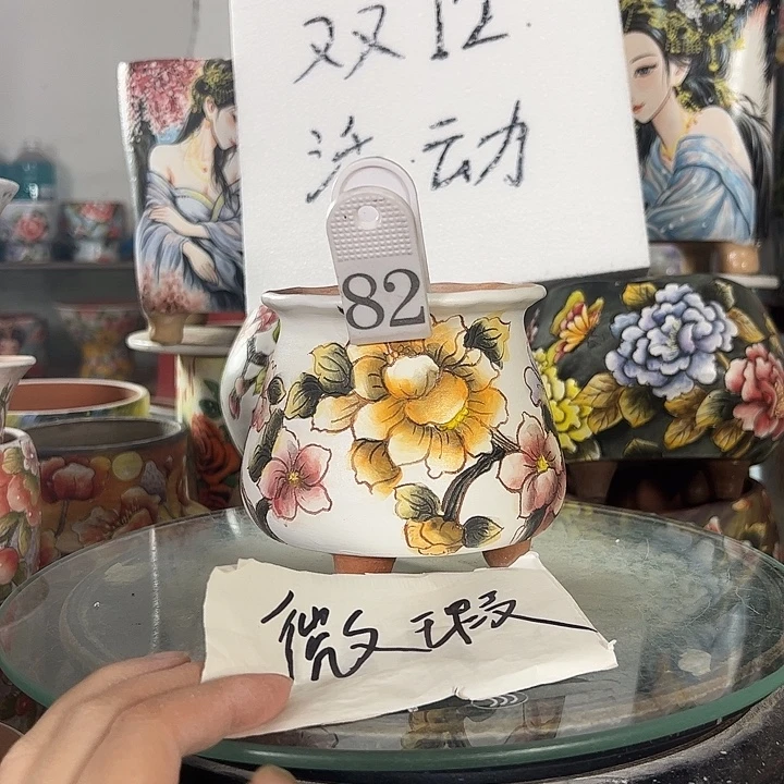景德镇手绘花盆性价比超高