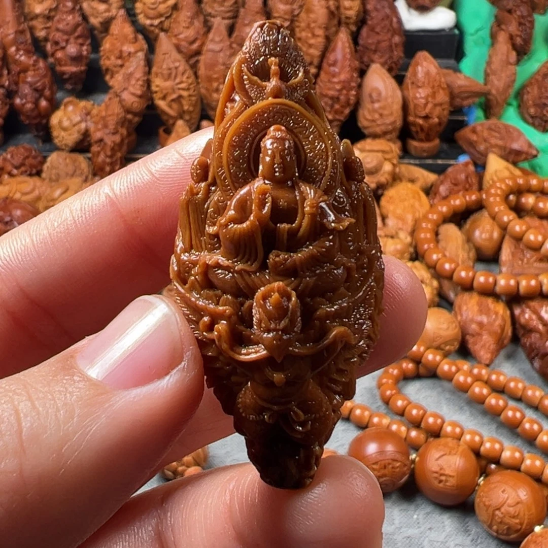 @***禅橄榄核手串/手链核雕