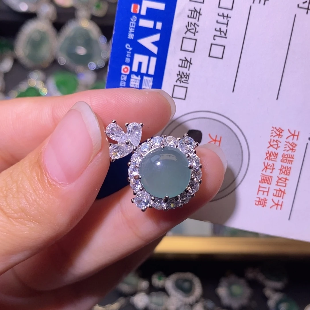 翡翠未镶嵌颈饰天然