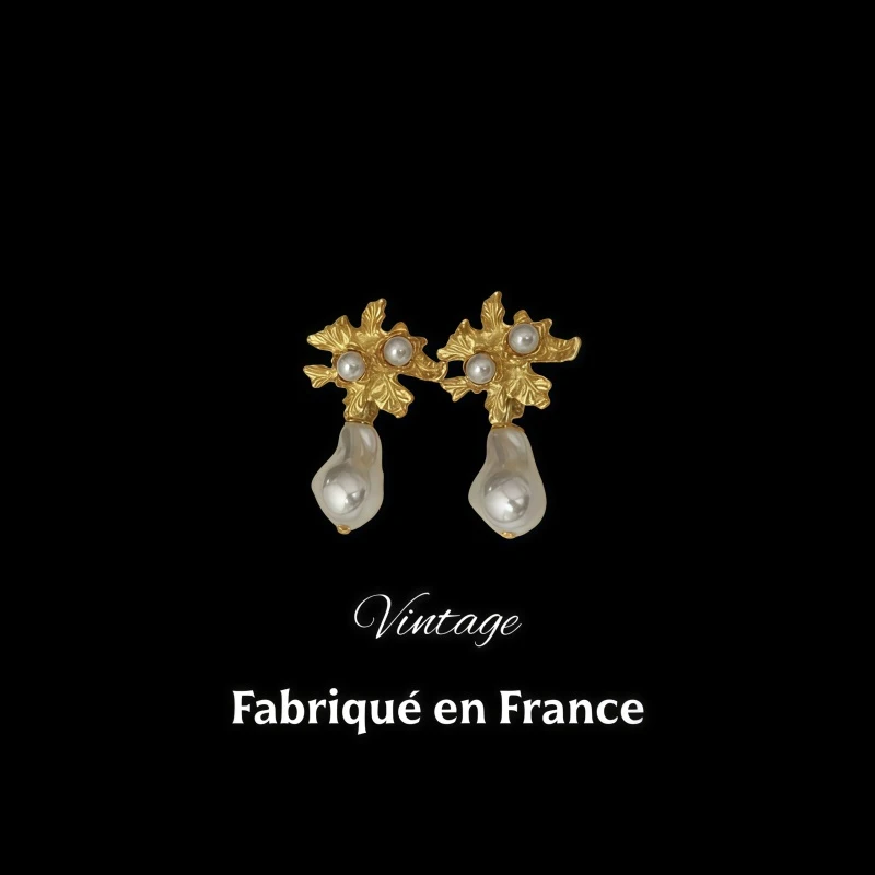 【星蕊浮光】复古宫廷风耳饰e205