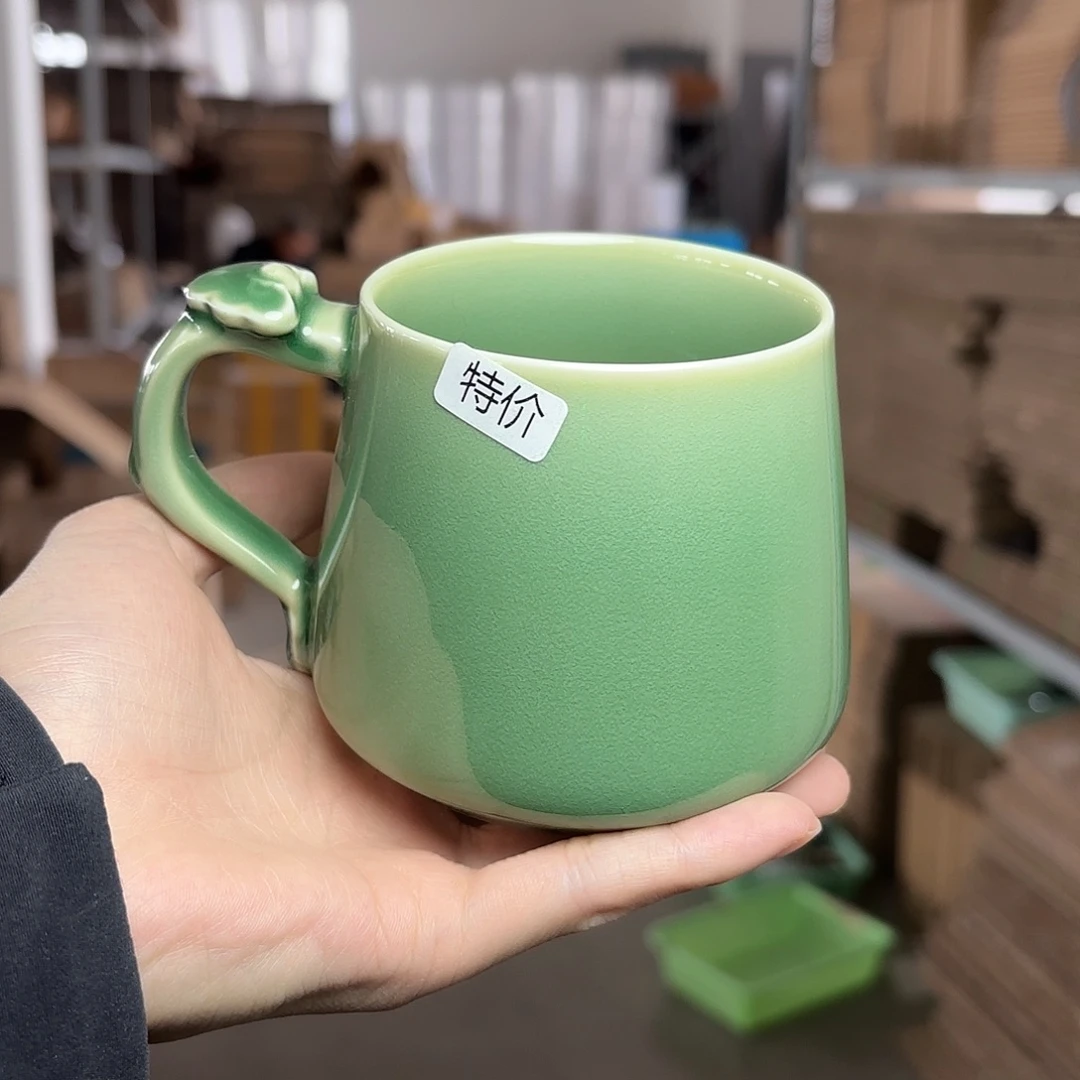 龙泉云间青瓷小米茶器