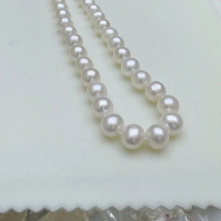 淡水珍珠银S925镶嵌颈饰198