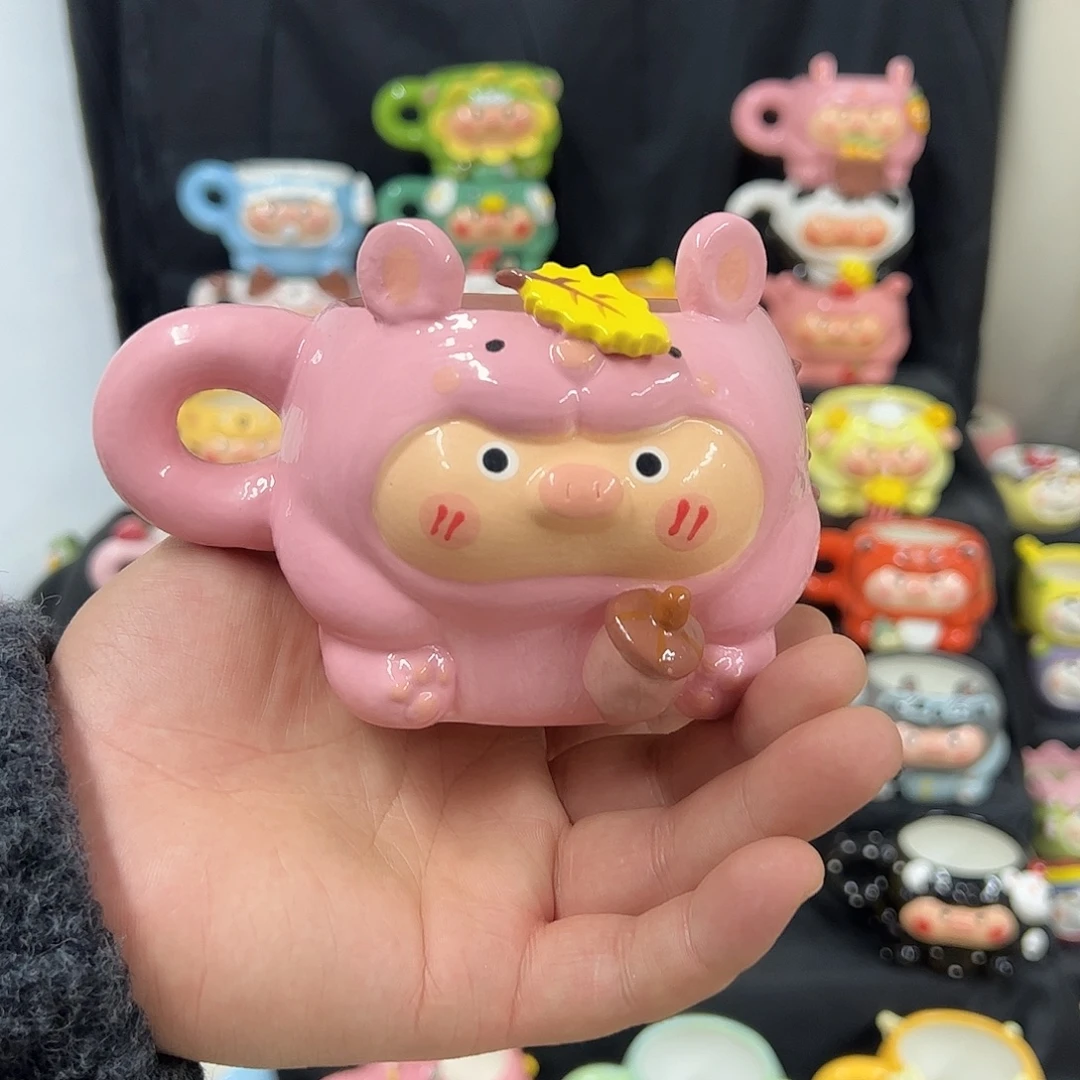 猪猪杯 手工艺品 不完美