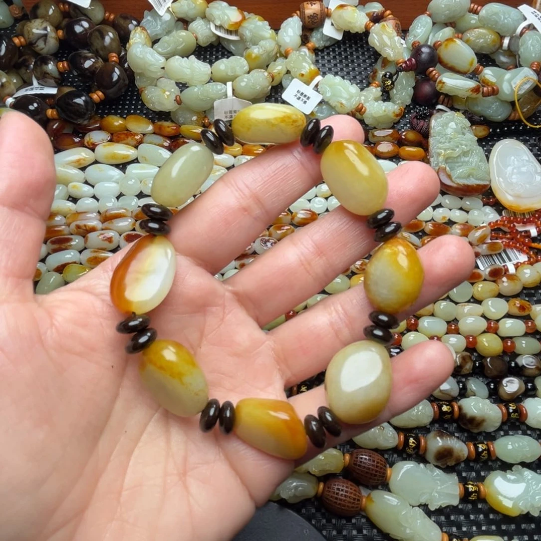 和田玉手链未镶嵌