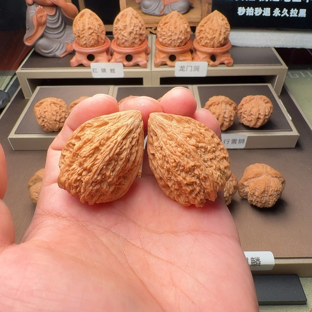 吊坠文玩核桃塔尖33-33.5-42全品白茬