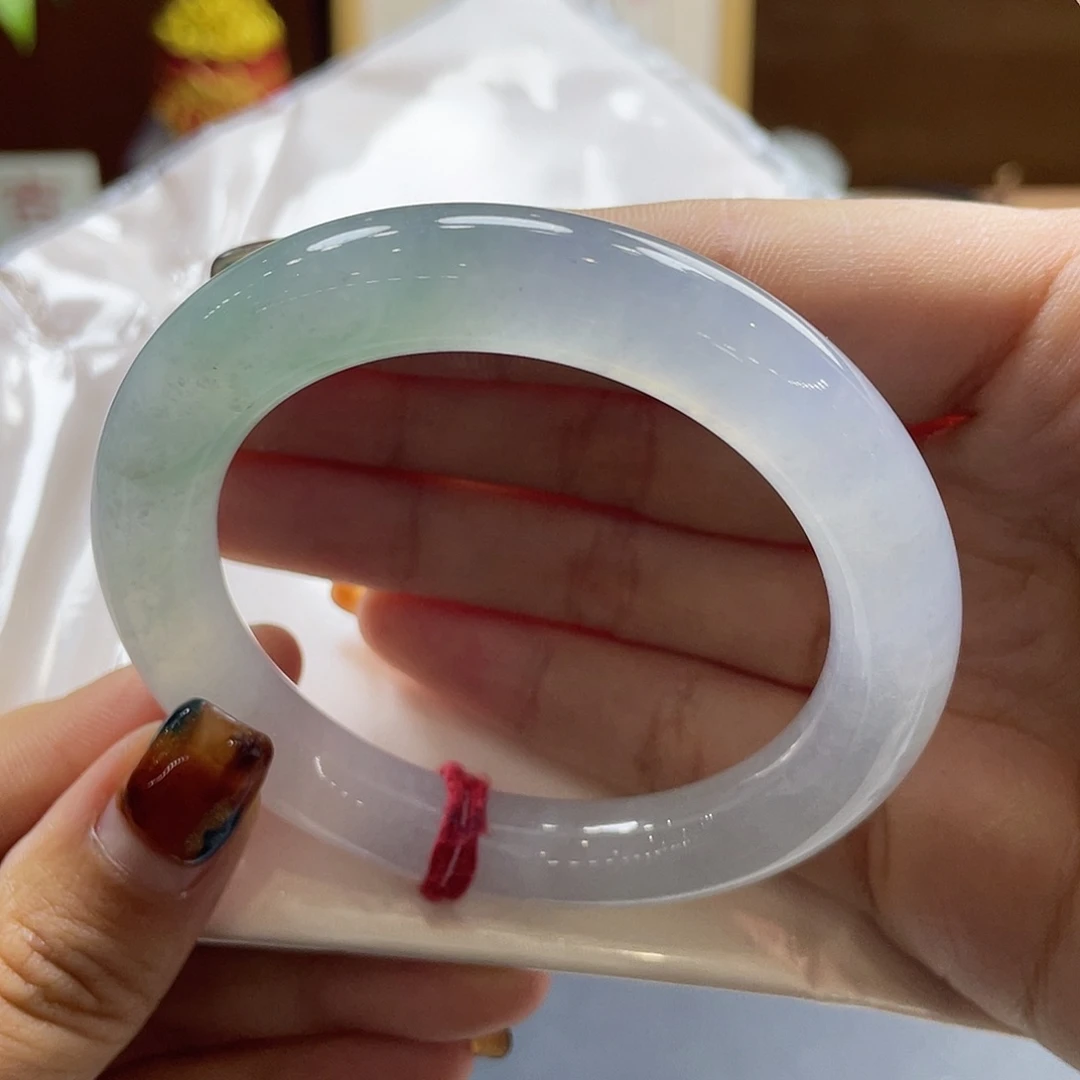 翡翠未镶嵌手镯46 号链接